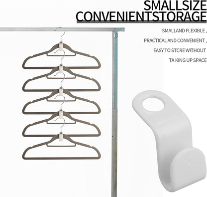50PCS Clothes Hook Hanger Space Saving Closet Organizer