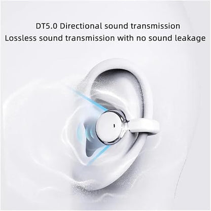 Couple Bluetooth Wireless AI Translation Earbuds in-Ear Ear-Clip Headphones Noise Reduction