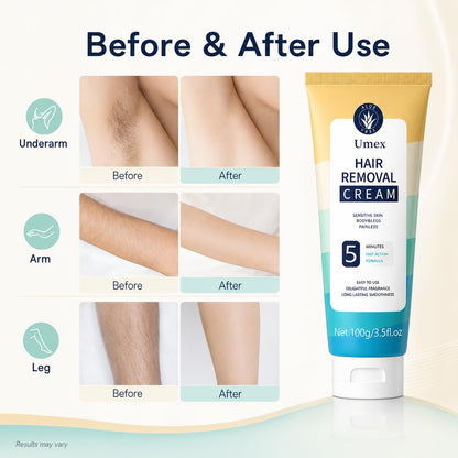 Depilatory Painless Hair Removal Cream for Sensitive Skin