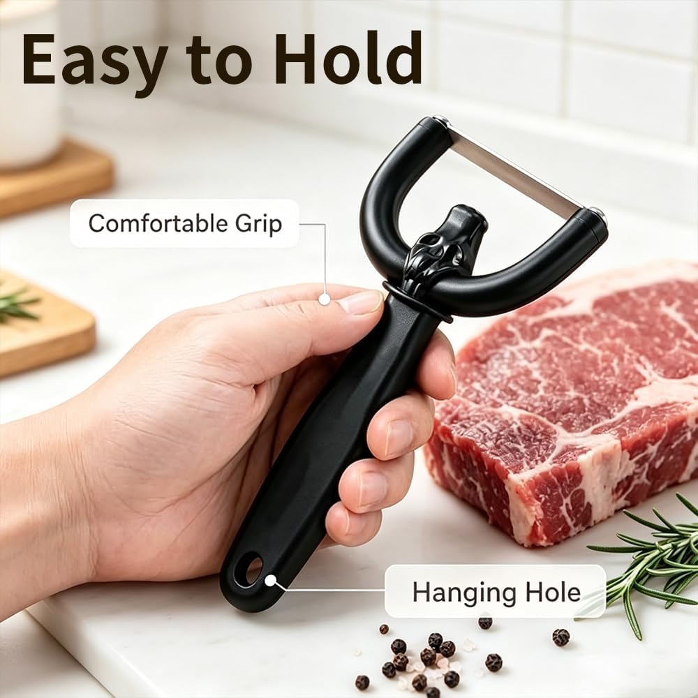 Hand‑Held Meat Fat Trimming Tool, Household Beef & Pork Fat Remover Slicer