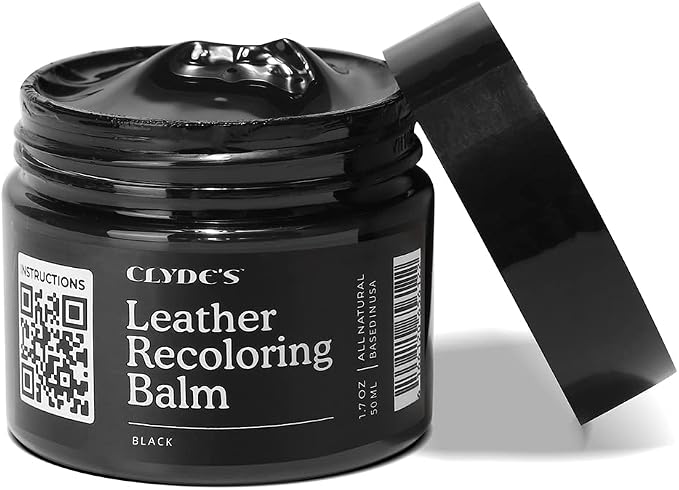Color Restore & Scratch Repair Balm for Faded Leather Furniture, Car Seats, Sofa & Vinyl