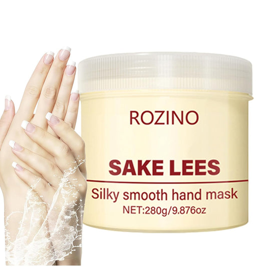 Deep Moisturizing Sake Lees Hand Mask for Dry, Cracked Hands