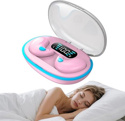 Wireless Sleeping Waterproof Noise Cancelling Flat Earphones