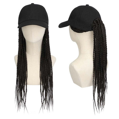 Woven Baseball Hat Wig Box Woven Hair Band Hat