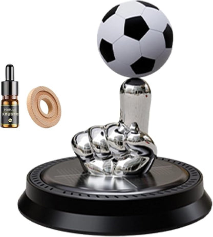 Solar Powered Rotating Soccer Car Air Purifier