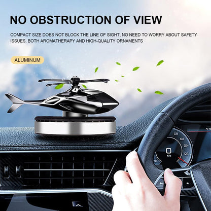Helicopter Solar Energy Rotating Aromatherapy Aviation Al Alloy Diffuser