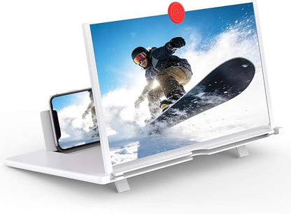 12" 3D HD Mobile Phone Magnifier Projector Screen Enlarger