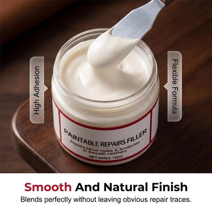 Flexible Fast Drying Leather Repair Compound Fixes Holes Tears Cracks Scratches for Car Seats Furniture Shoes