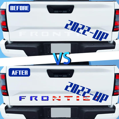 Nissan Frontier Pickup Tailgate 3D Letter Decals