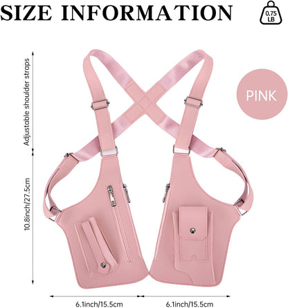 Anti-Theft Multi-pocket Double Shoulder Armpit Bag