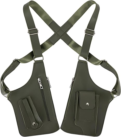 Anti-Theft Multi-pocket Double Shoulder Armpit Bag