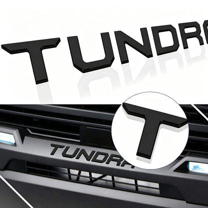 Toyota Tundra Tailgate Insert Letters 3D Raised Rear Emblems