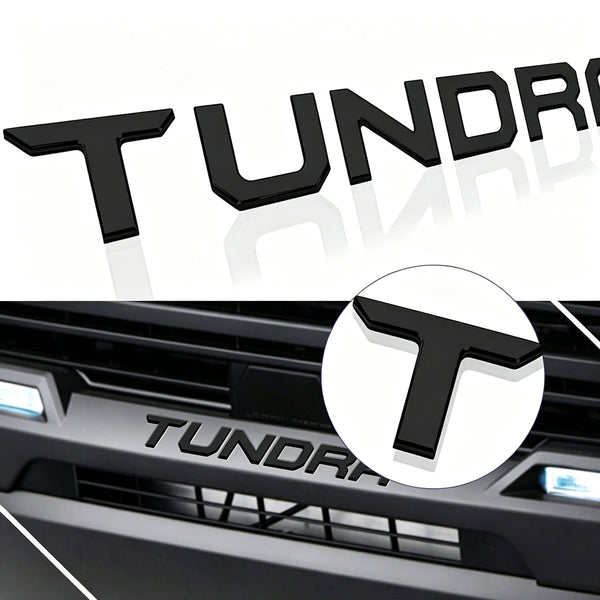 New Updated  Tundra Tailgate Insert Letters 3D Raised Rear Emblems