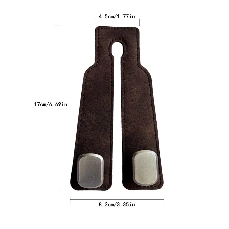 4PCS Car Seat Headrest Hook - Improved Car Seat Back Double Hooks