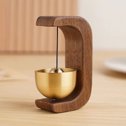 Wooden Doorbell Wind Chime Magnetic Shopkeepers Bell