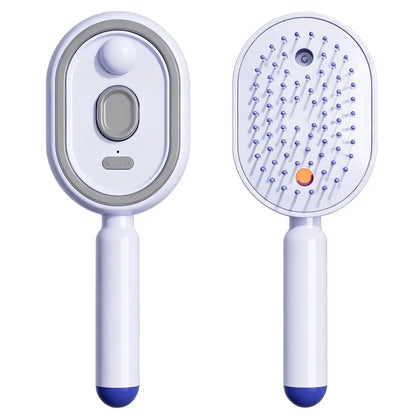 Electric Spray Air Cushion Massage Comb | Self-Cleaning Anti-Tangle