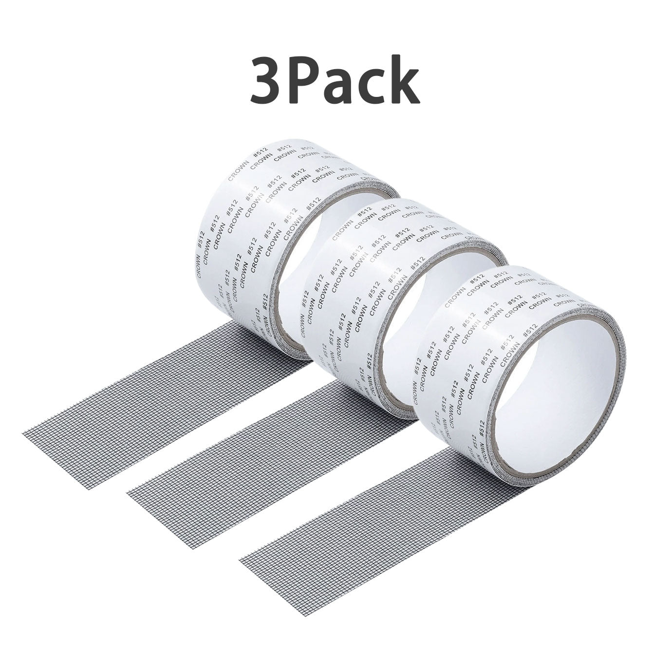 Window Screen Repair Tape, Adhesive Gray Screen Repair Strip