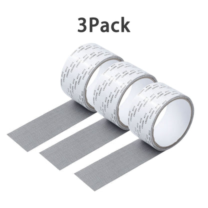 Window Screen Repair Tape, Adhesive Gray Screen Repair Strip