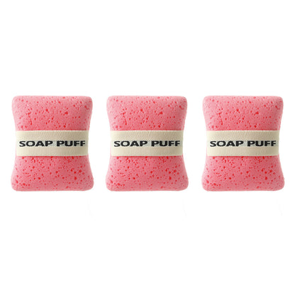 3 Pcs Soft and Skin-friendly Soap Foaming Net Bath Sponge
