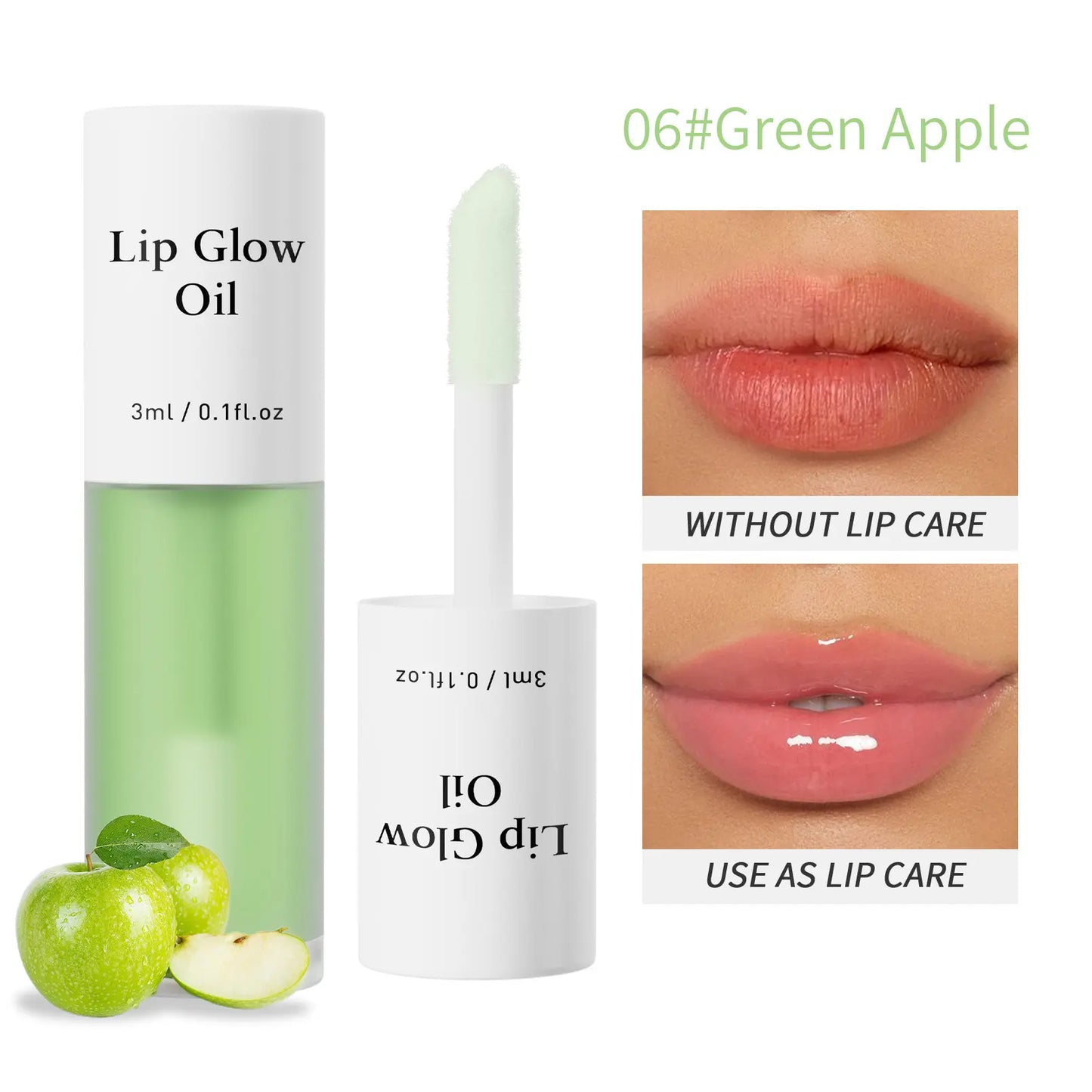 Hellokiss Fruit Flavor Lip Oil Moisturizing Non-Stick Cup Transparent Pouty Lip Gloss Glass Lip Lip Glaze