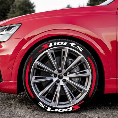 4 Pcs/Set Car Motorcycle Tire Decoration Stickers