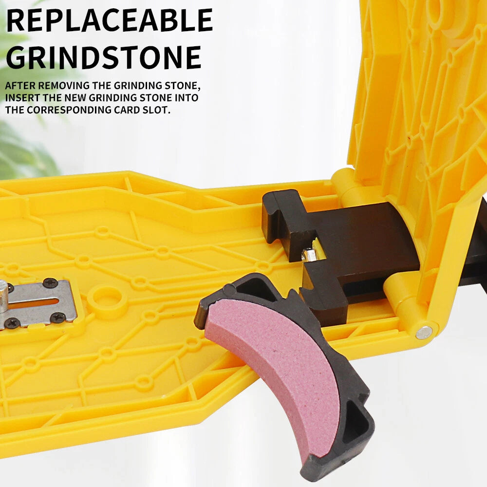 Chainsaw Teeth Sharpener Tool Self Sharpening Portable File Quick Grinding Chain