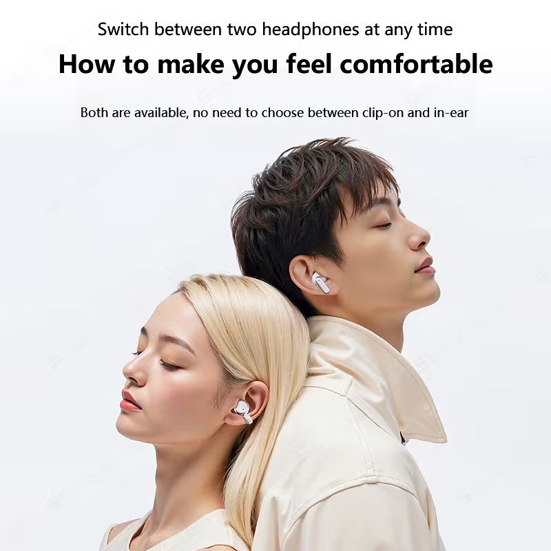 Fluffdrip Q10 2 Pairs in 1 Case Wireless Earbuds Bluetooth TWS Headphones
