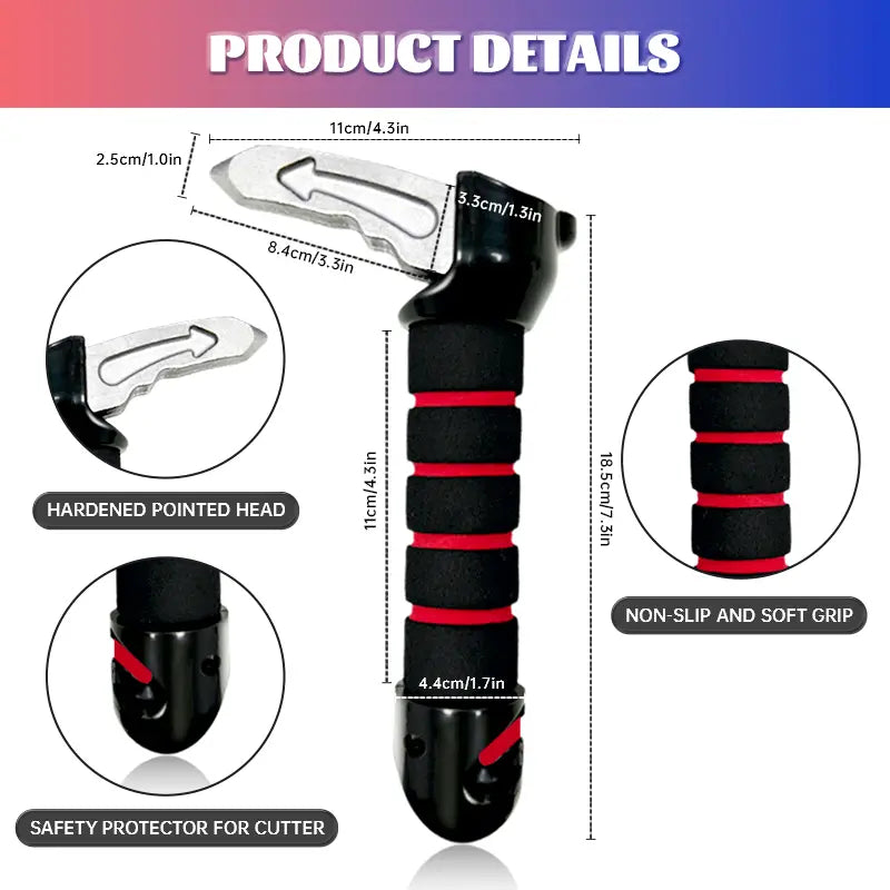 3-in-1 Lightweight Aluminum Car Handle Assist Kit