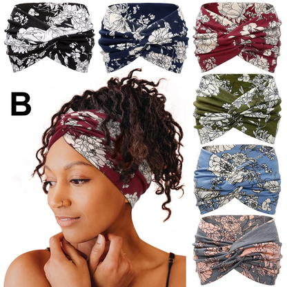 Bohemian Style Wide Headband Set for Women