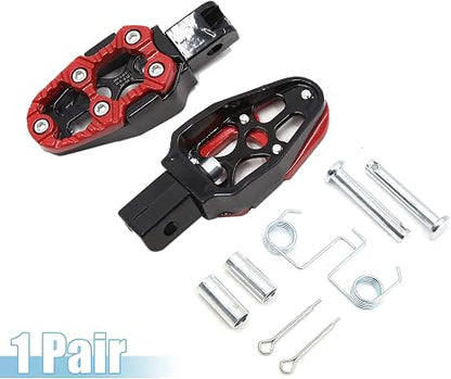 1 Pair Universal Metal Motorcycle Rear Footpeg Assemblies