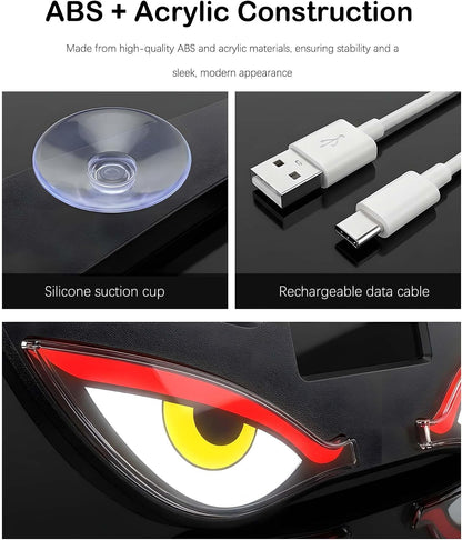 Dynamic Solar LED Devil Eye Car Windshield Accent Light