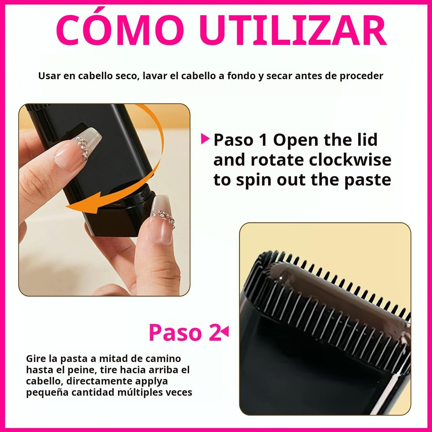 Waterproof Sweatproof Disposable Hair Dye Stick Covers Gray Hair