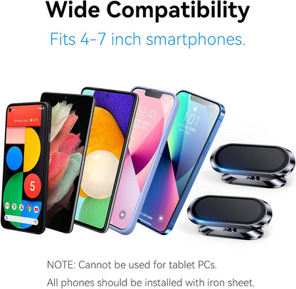 2-Pack Strong Magnetic Phone Holder for Car Dash