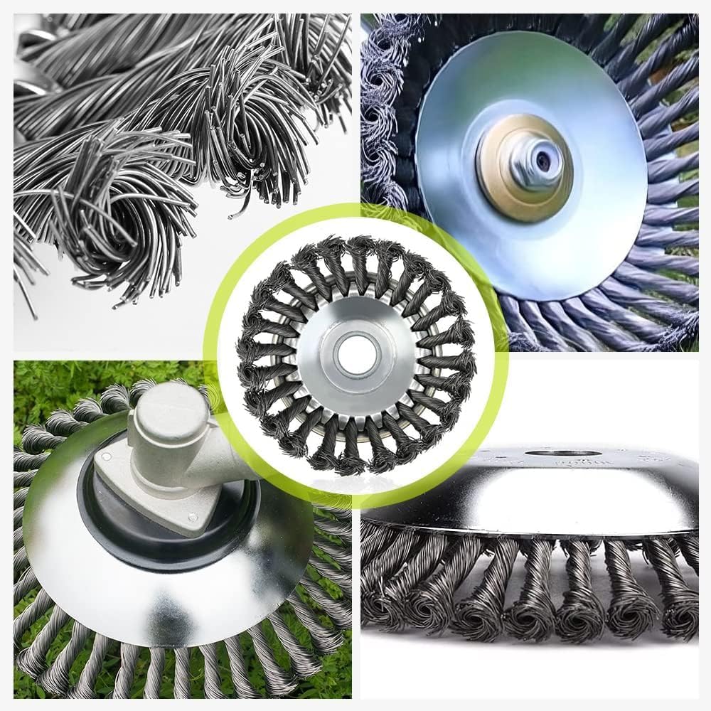 Universal Unbreakable Steel Wired Trimmer Blade Head