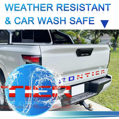 Nissan Frontier Pickup Tailgate 3D Letter Decals
