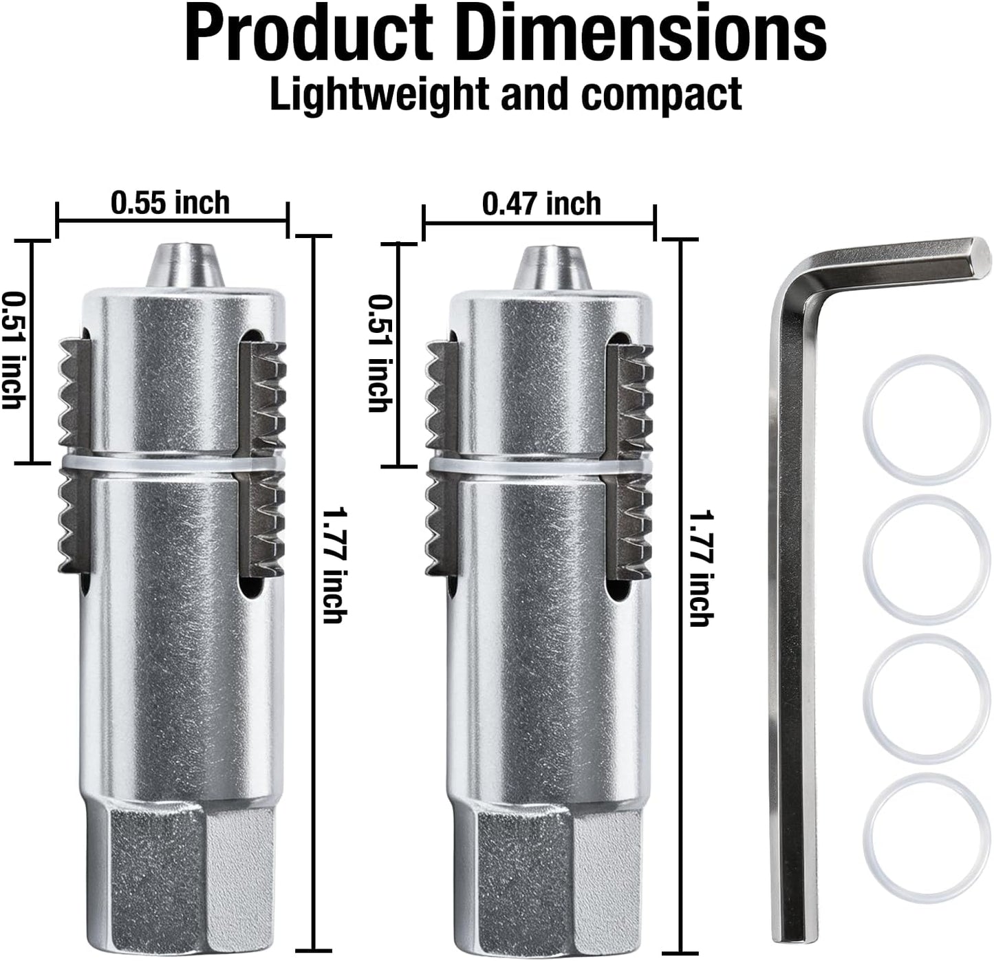 Alloy Steel Pipe Thread Spiral Screw Extractor Set