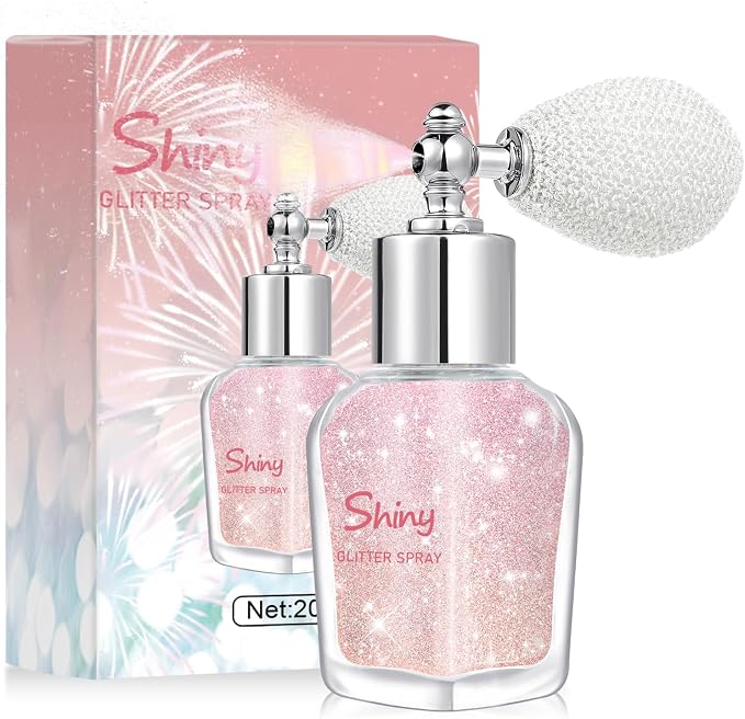 Fine Body Shimmer Powder & Hair Sparkle Highlighter Makeup
