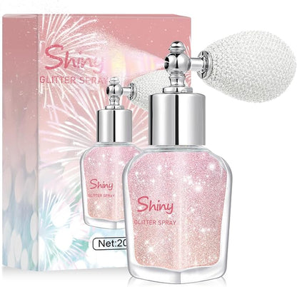 Fine Body Shimmer Powder & Hair Sparkle Highlighter Makeup