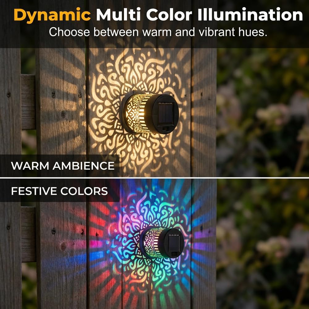 2026 Decorative Solar Waterproof Mandala Lights