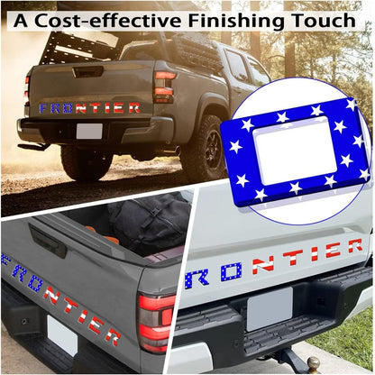 Nissan Frontier Pickup Tailgate 3D Letter Decals