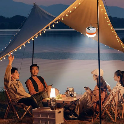 150W Solar Camping Lantern with USB-C, Extendable Hook Design for Outdoor Use