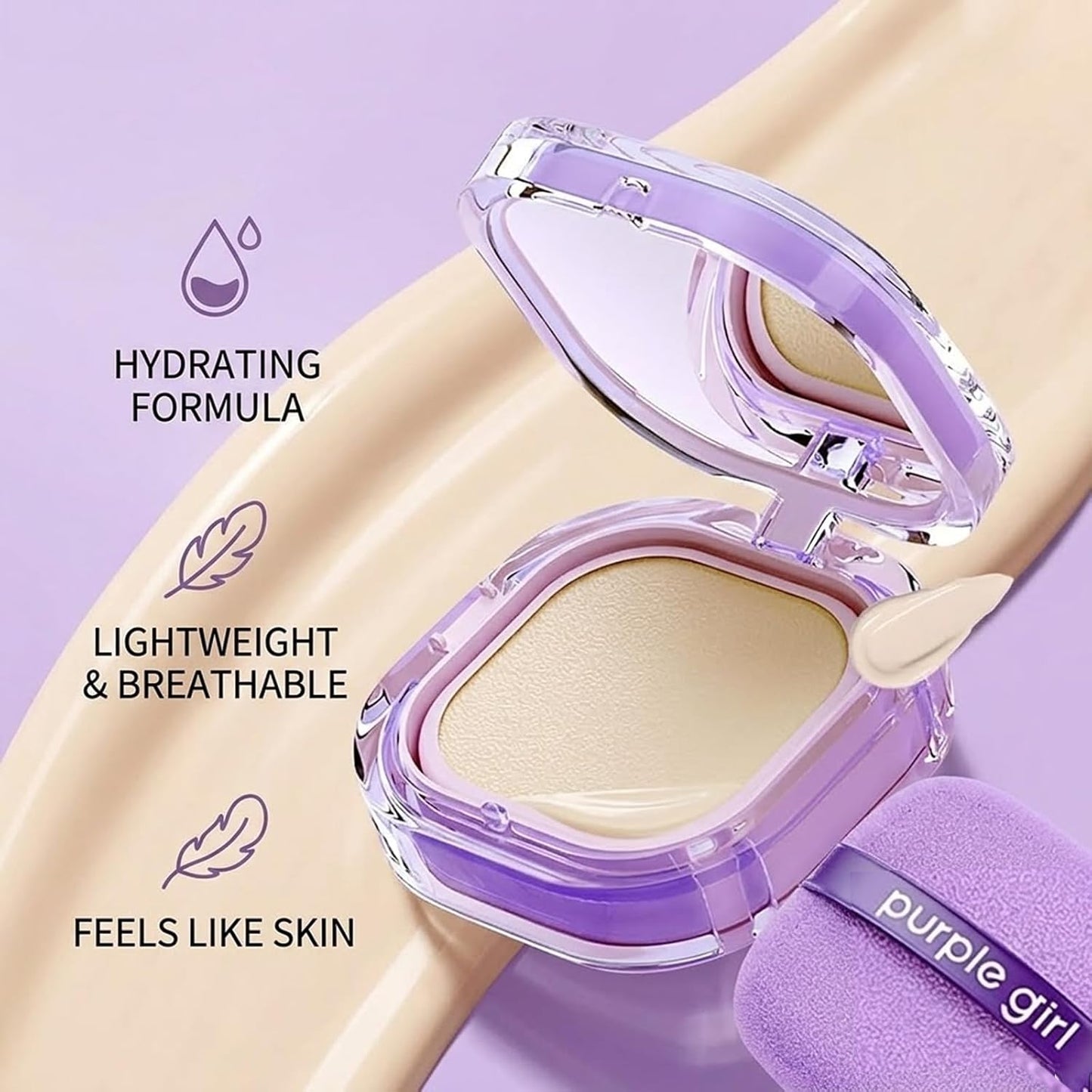 24-Hour Long Wear Full-Coverage Hydrating Concealer Foundation