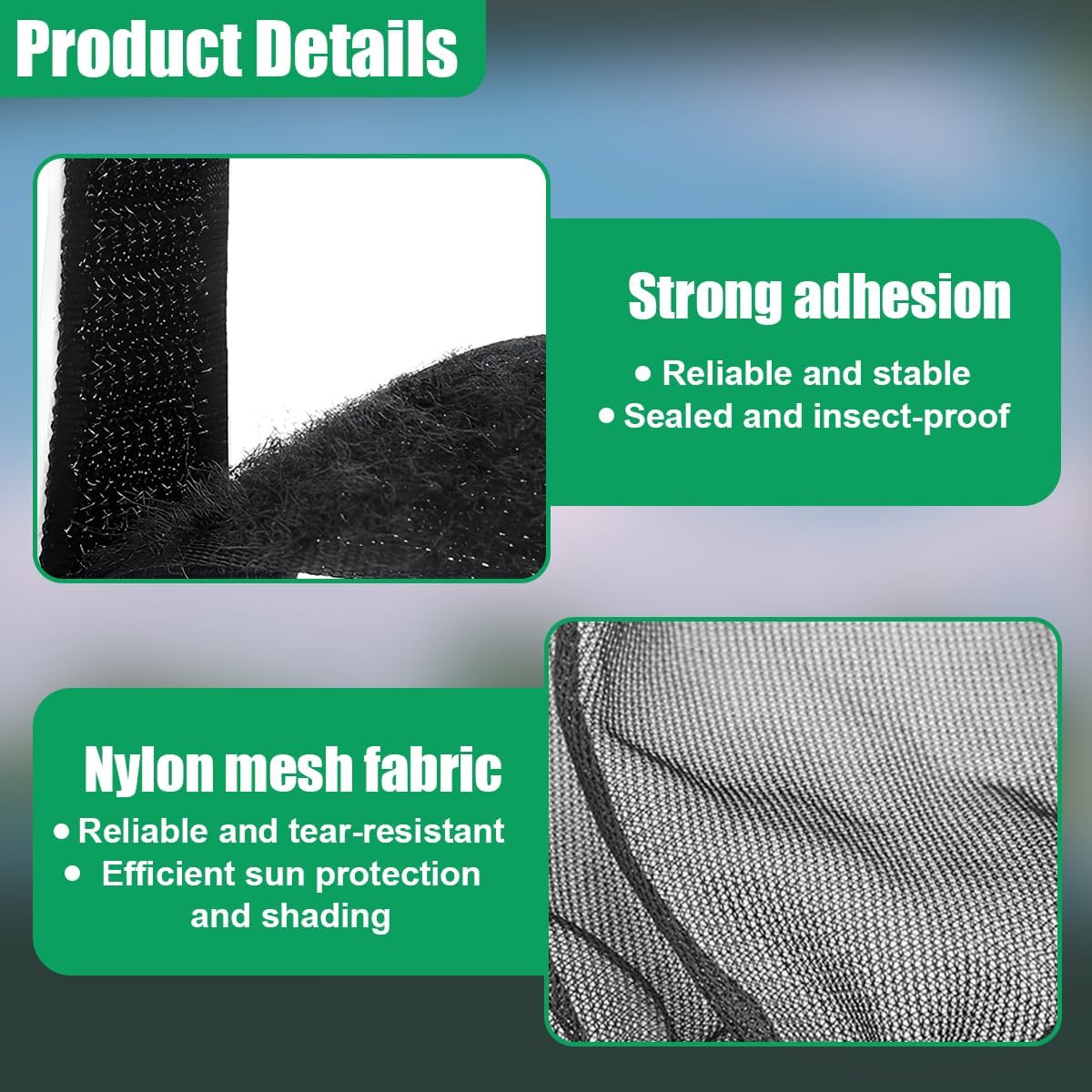 Breathable Mesh Car Side Window UV Protection Sunshade