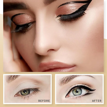 2Pcs 24H Long Lasting Waterproof Liquid Eyeliner Pen