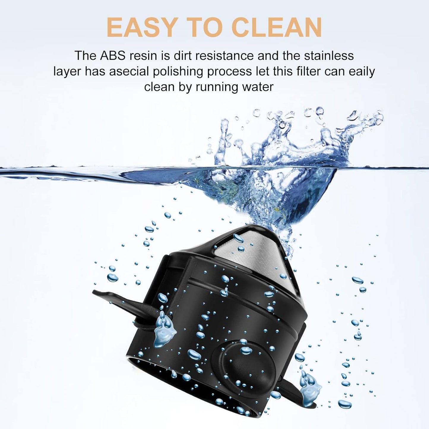 Pour Over Coffee Maker - Portable Stainless Steel Reusable Coffee Filter