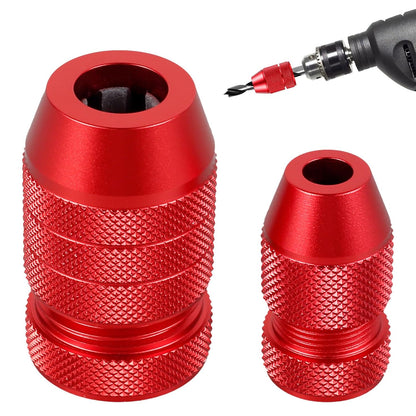 2Pcs Aluminum Alloy Adjustable Drill Bit Stop Collar Set