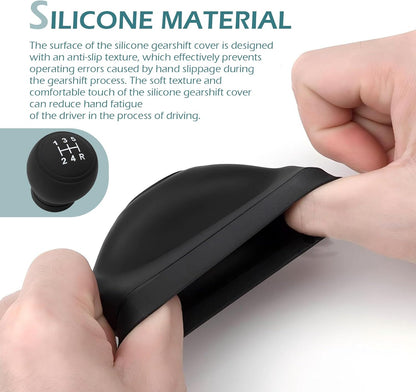 Universal Silicone Car Gear Head Shift Knob Cover