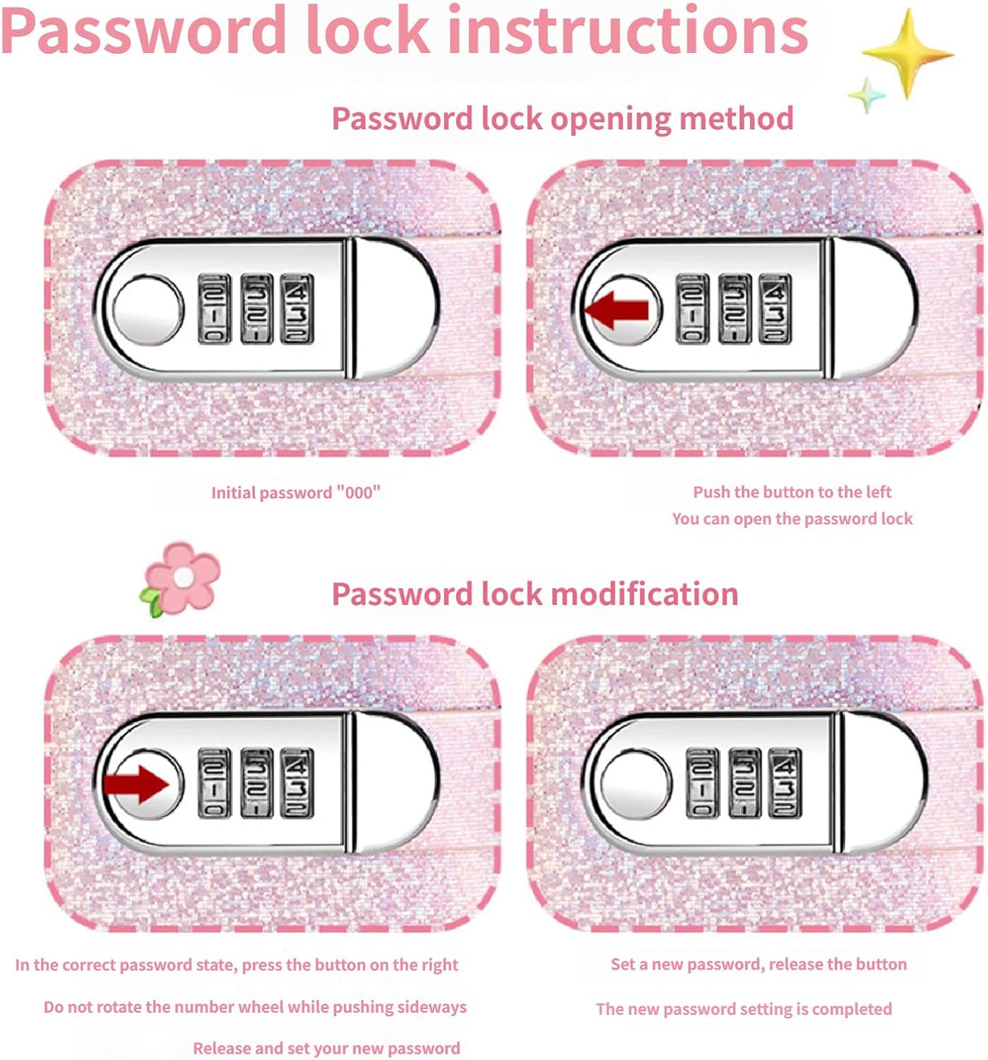 100 Pockets Money Saving Challenge Book with Password Lock