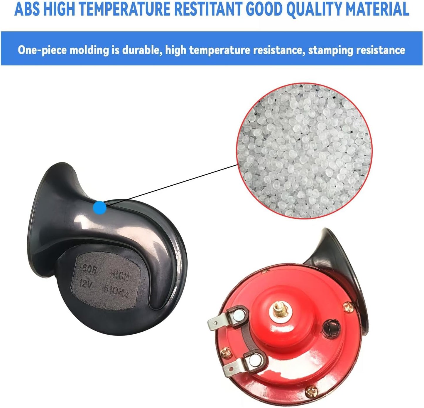 12V Waterproof 300DB Super Loud Train Horn Replacement Kit
