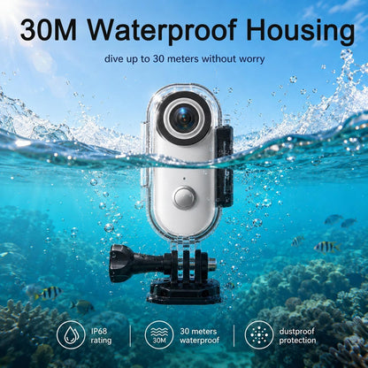 4K Mini Action Body Cam Thumb Sports Camera Hands Free Waterproof